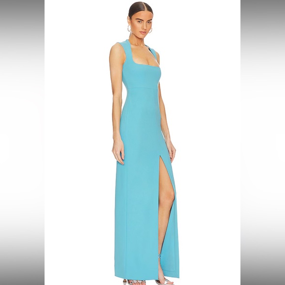 Solace London blue maxi dress. Size 0 (xs). Thick fabric. flattering fit. - Picture 2 of 4